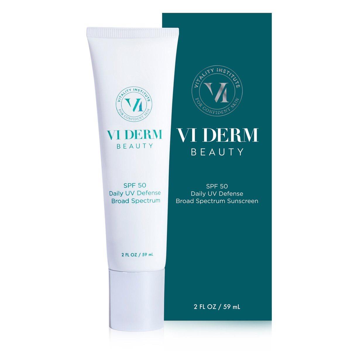 VI Derm Daily UV Defense Broad Spectrum Sunscreen SPF 50