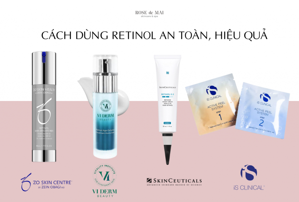 cách dùng retinol